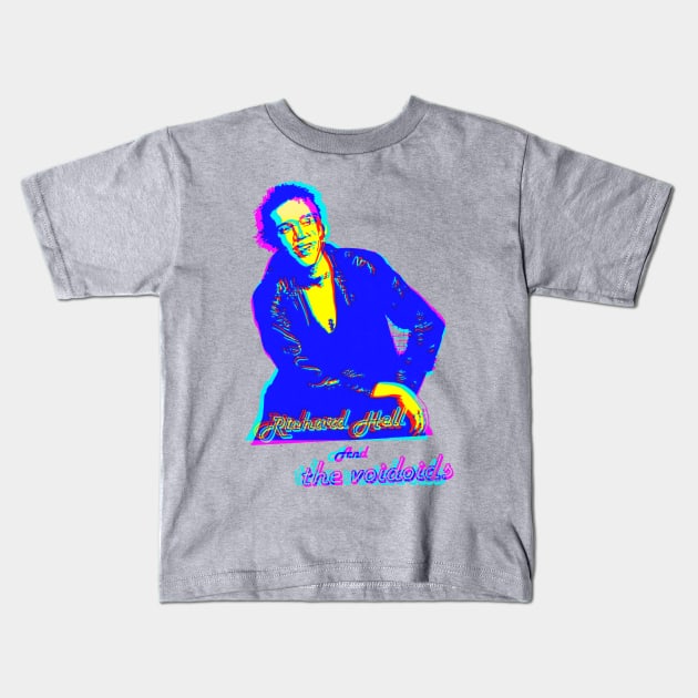 Richard Hell Kids T-Shirt by HAPPY TRIP PRESS